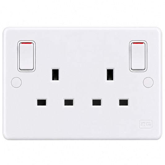 SOCKET 13A 250V 2G DP BG 822DP